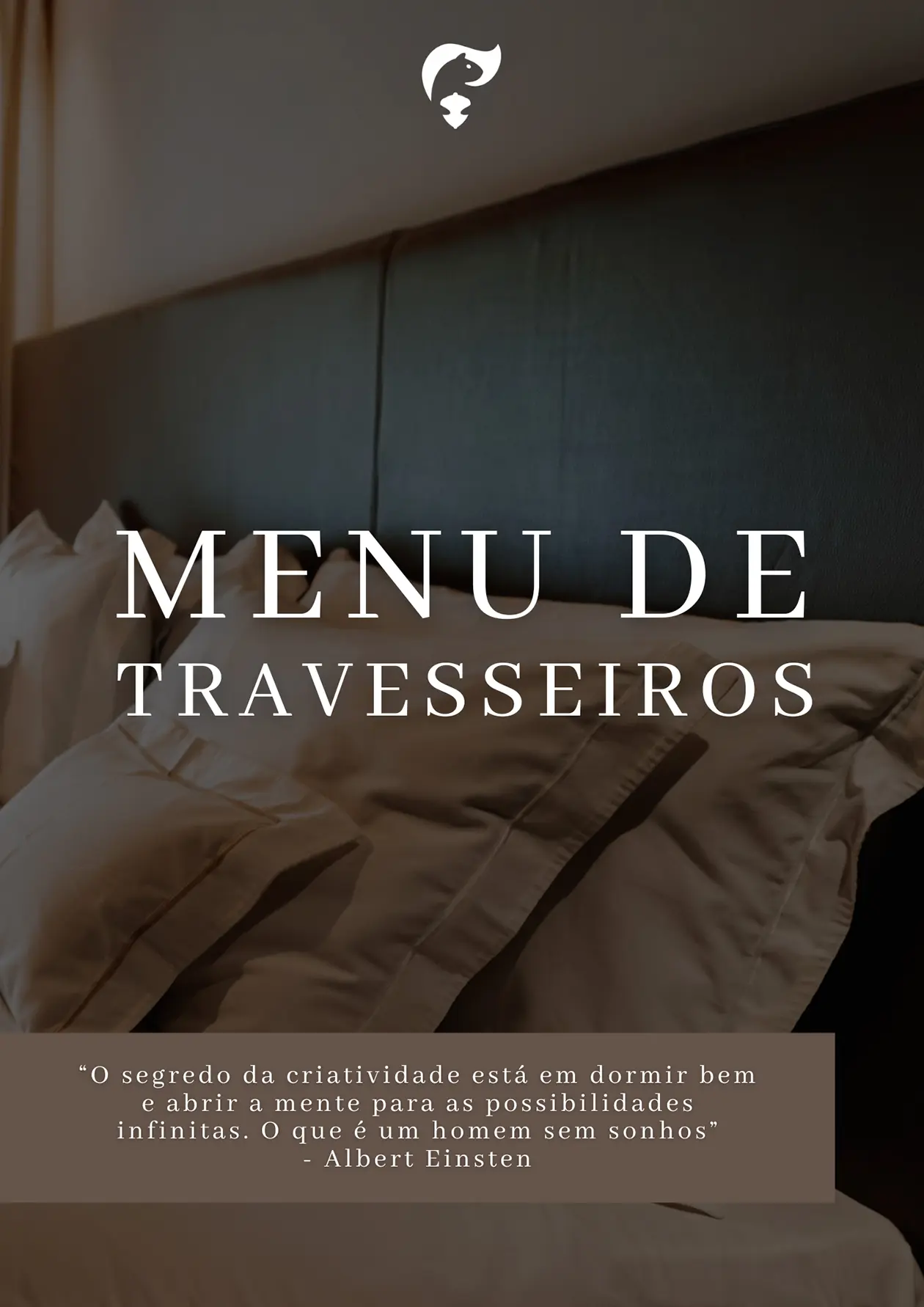 Menu de Travesseiros - página 1