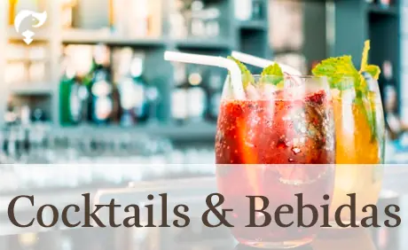 Cardápio Cocktails e Bebidas