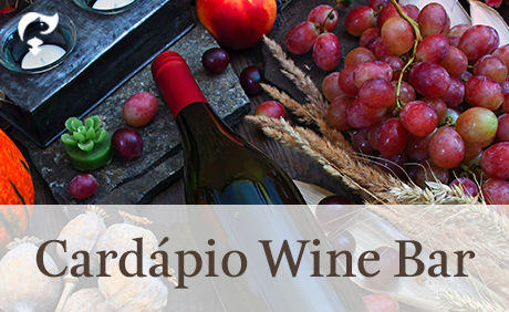 Cardápio Wine Bar - Hotel Boutique Quebra-Noz