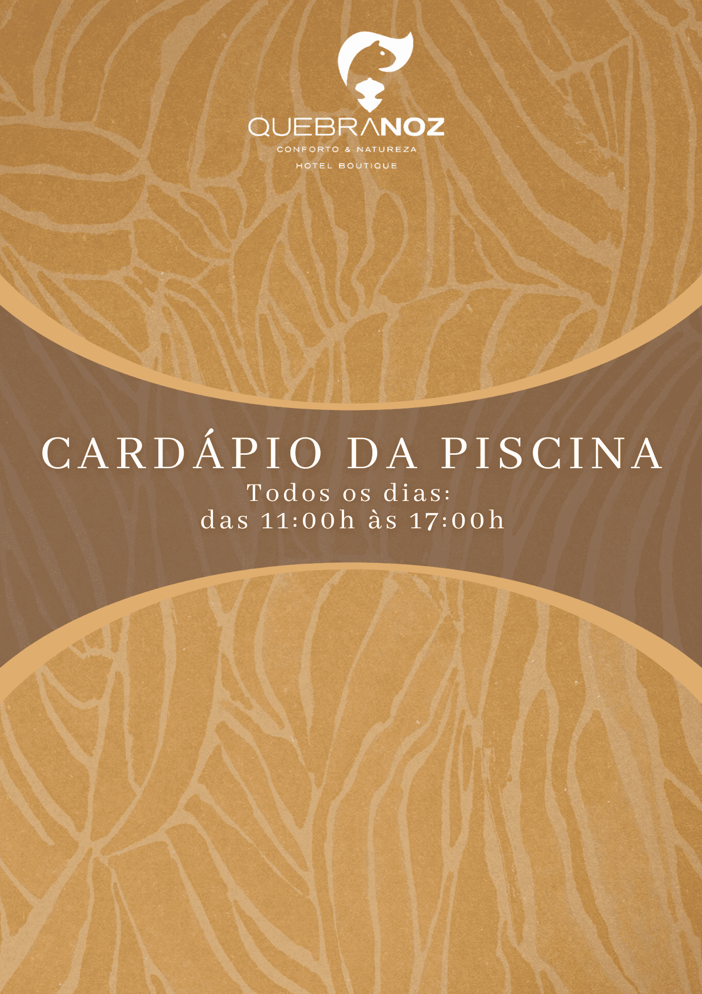 1 Cardápio da Piscina - Hotel Quebra-Noz