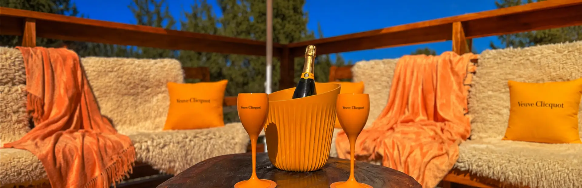Terraço Clicquot no Hotel Boutique Quebra-Noz
